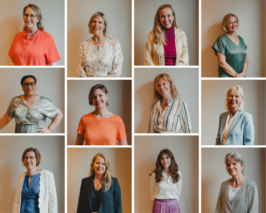 collage vrouwelijke collegas